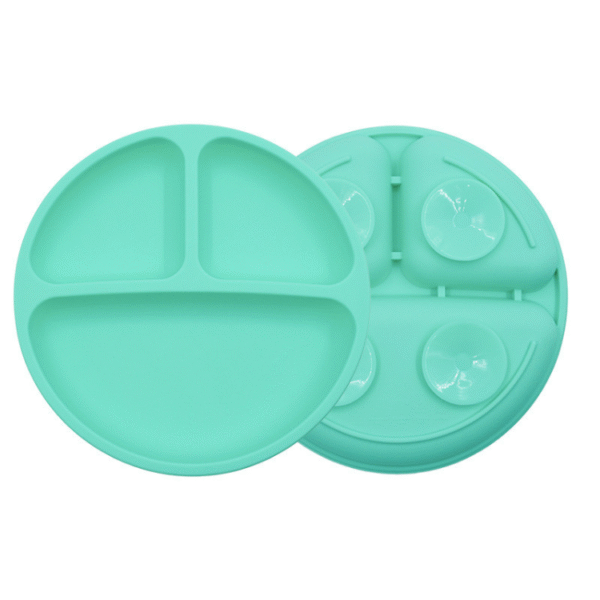 Silicone Baby Round Plate - 图片 3