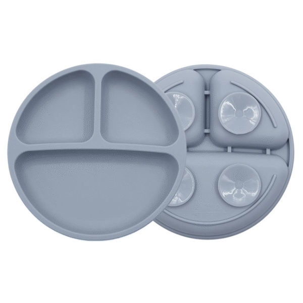 Silicone Baby Round Plate - 图片 4