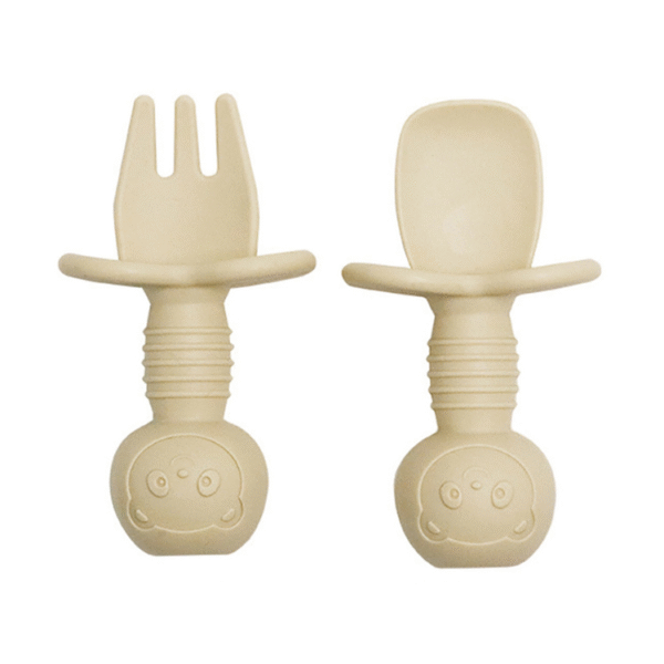 Silicone baby Fork & Spoon - 图片 5