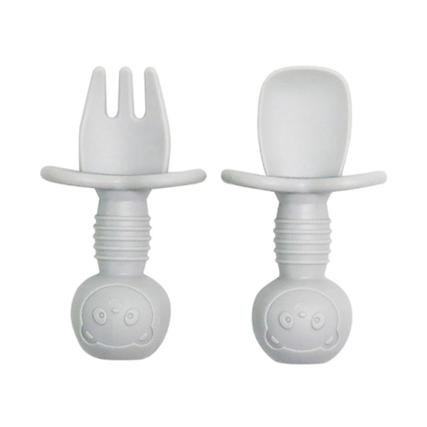 Silicone baby Fork & Spoon - 图片 6