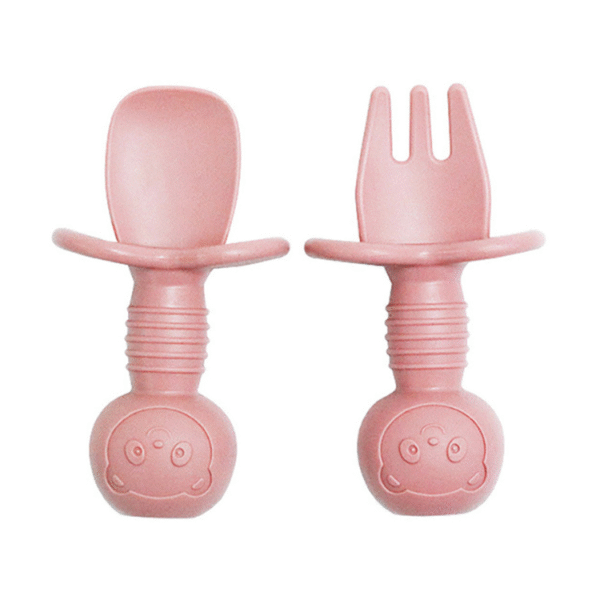 Silicone baby Fork & Spoon - 图片 7