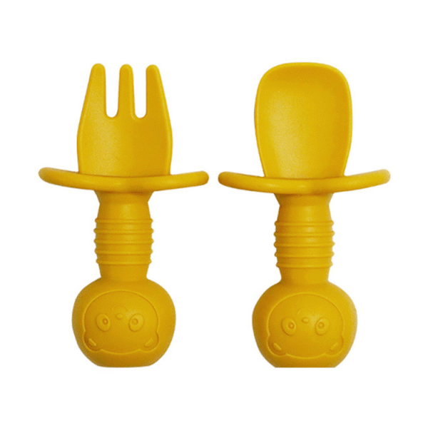 Silicone baby Fork & Spoon - 图片 8