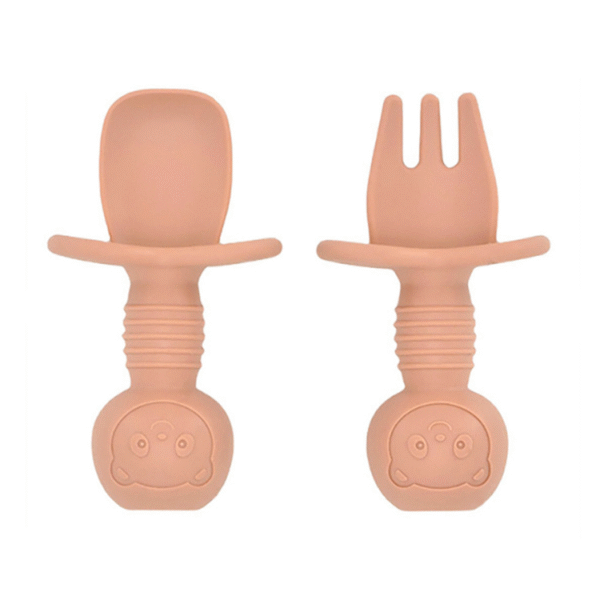 Silicone baby Fork & Spoon - 图片 9
